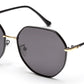 Black Round UV Ray Protection Sunglass for Men & Women