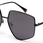 Black Irregular Shaped UV Protection Sunglass for Men & Women