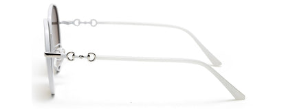 Black Large Oval UV Protection Sunglasses for Women