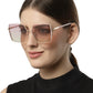 Gradual Pink Large Square UV Protection Sunglass for Women