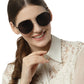 Black Round UV Ray Protection Sunglass for Men & Women