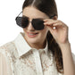 Black Irregular Shaped UV Protection Sunglass for Men & Women