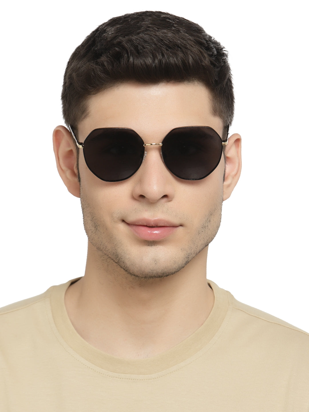 Black Round UV Ray Protection Sunglass for Men & Women