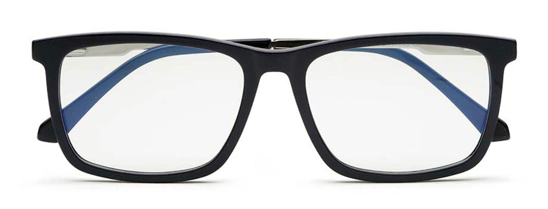 Full-Rim Rectangle Royal Blue Spectacles for Men