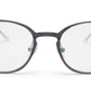 Grey Glasses Frames Ladies Round Chasma