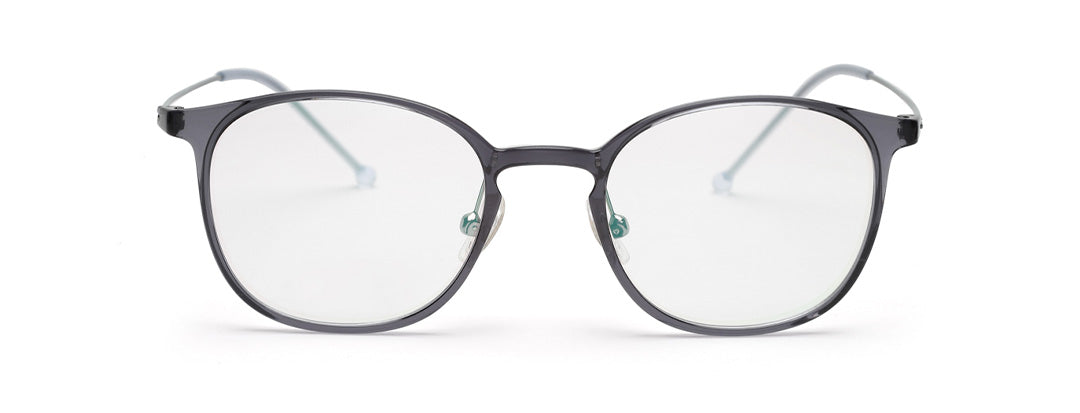 Grey Glasses Frames Ladies Round Chasma