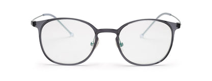 Grey Glasses Frames Ladies Round Chasma
