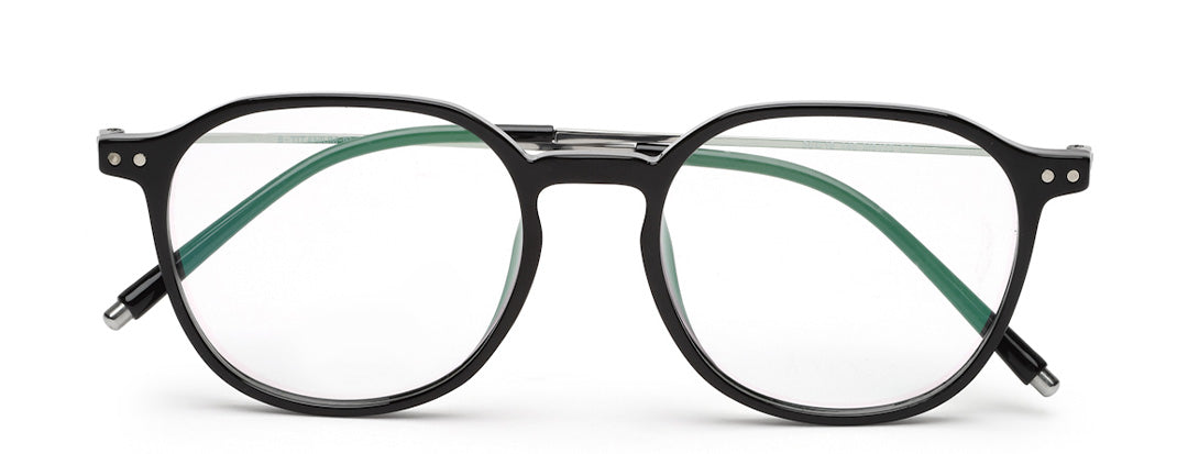 Square Full Rim Black Frames for Men & Women