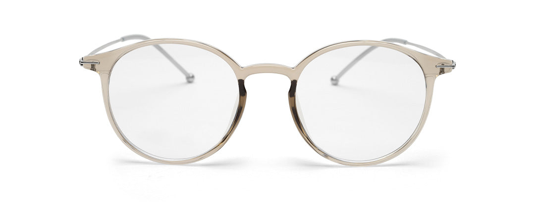 Light Brown Transparent Glasses Frames