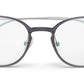 Grey Glasses Frames Ladies Round Chasma