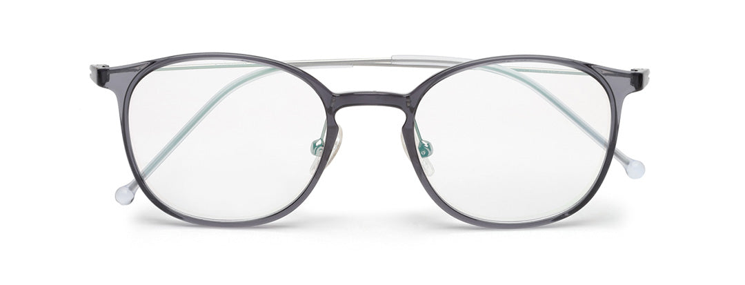 Grey Glasses Frames Ladies Round Chasma