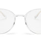 Transparent Round Spectacle Frames for Women