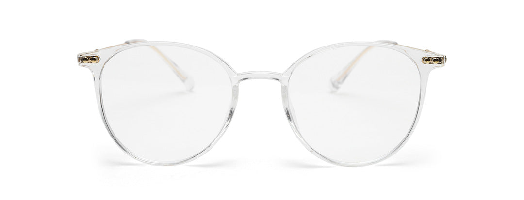 Transparent Round Spectacle Frames for Women