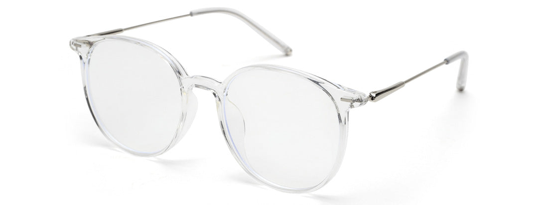 Transparent Round Eyeglass Frames for Women