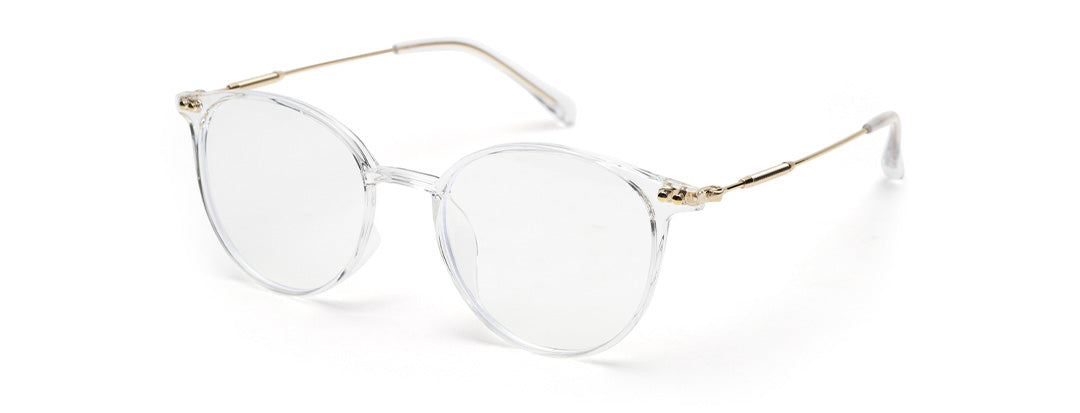 Transparent Round Spectacle Frames for Women