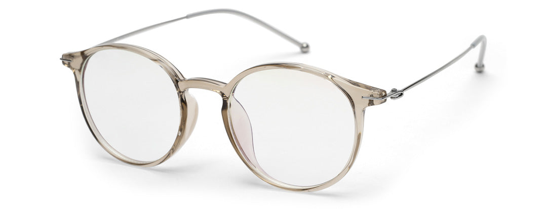 Light Brown Transparent Glasses Frames