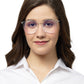 Transparent Round Eyeglass Frames for Women