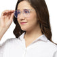 Transparent Round Eyeglass Frames for Women