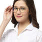 Light Brown Transparent Glasses Frames