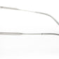 Titanium Transparent Silver Square Eyeglasses