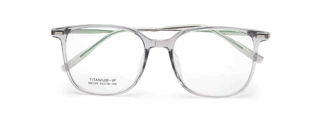 Square Clear Transparent Frame Glasses for Men