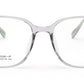 Square Clear Transparent Frame Glasses for Men