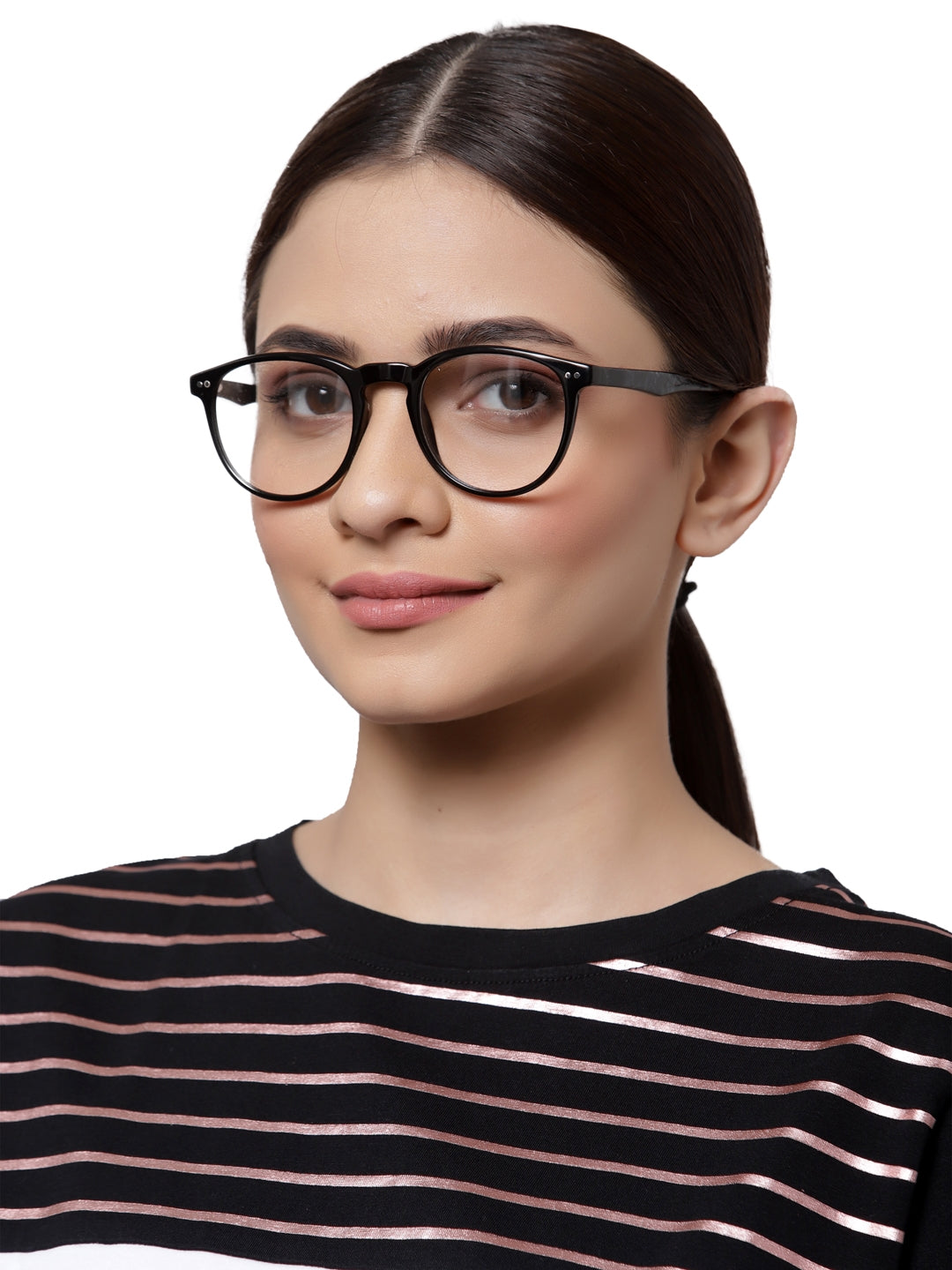 YourSpex Black Unisex Wayfarer Glasses Frames for Women