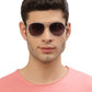 Black Aviator Polarised UV Sunglass