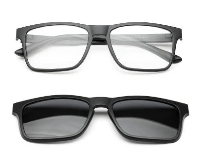 Classic Black Ultralight Clip-on Spectacles