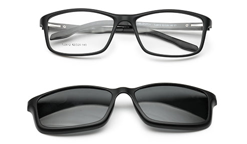 Dark Gray Ultralight Clip-on Spectacles