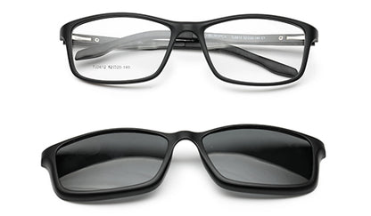 Dark Gray Ultralight Clip-on Spectacles