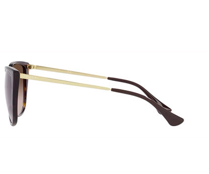 Vogue Eyewear Female Havana Cat Eye Sunglasses
