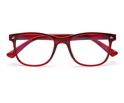 Cool Burgundy Square Spectacles