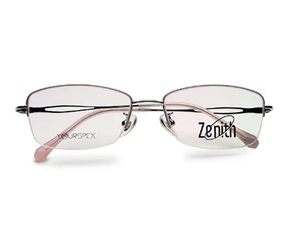 Zenith Titanium Silver & Lavender Frames