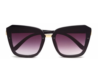 Gradual Black Square Shaped UV Sunglass