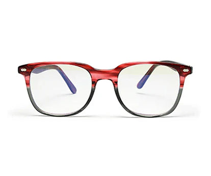 Brown Woody Wayfarer Style Acetate Eyeglass Frame for Men