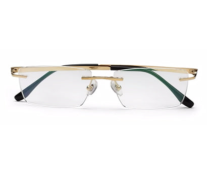 Zenith Rimless Titanium Chasma with Golden Black Temple