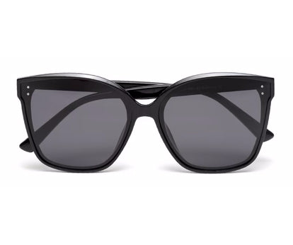 Black Large Wayfarer Square UV Protection Sunglasses for Women