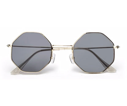 Black Hexagon Unisex UV Protected Sunglass