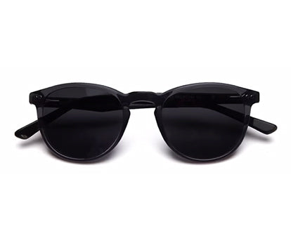 Black Wayfarer Sunglasses Full Rim Acetate Frame