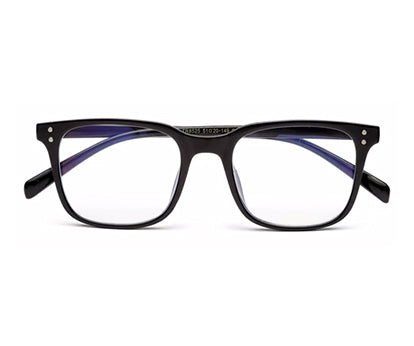 Black Rectangle Eyeglasses for Men