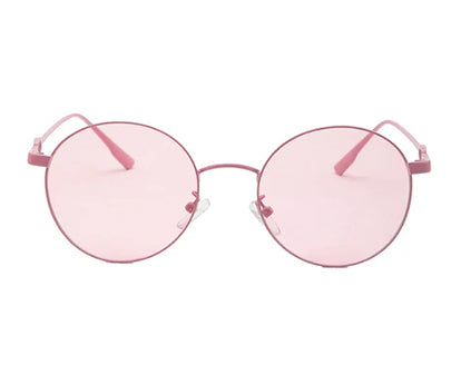 Pink Shade Round Shape UV Sunglass