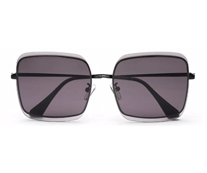 Black Rectangle UV Sunglass for Men