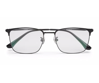 ZENITH TITANIUM BLACK RECTANGLE SPECS FOR MEN