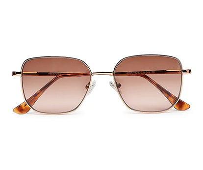 Classic Square Gold Sunglasses