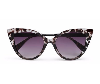 Trendy Transparent Leopard Sunglass