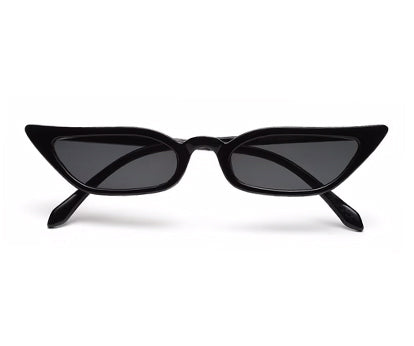 Black Large Cateye Vintage UV Protected Sunglass for Women