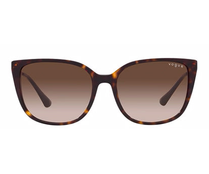 Vogue Eyewear Female Havana Cat Eye Sunglasses
