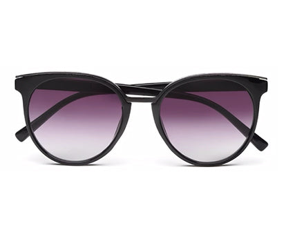 Black Oval UV 400 Protection Sunglass for Women