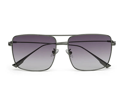 Gunmetal Grey Shade Square Shaped UV Sunglass for Men & Women